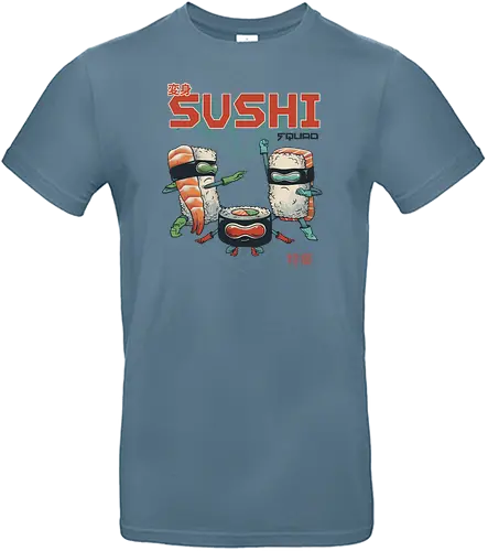 Sushi Squad - sushi, food, essen, japan, nippon, ninja, fun, warrior, t - Standard T-Shirt