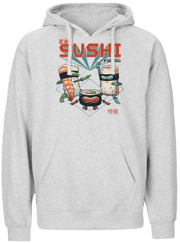 Sushi Squad - sushi, food, essen, japan, nippon, ninja, fun, warrior, t - Fairtrade Hoodie