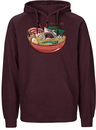 Ramen Shark - hai, ramen - Fairtrade Hoodie