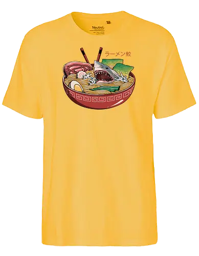 Ramen Shark - hai, ramen - Fairtrade T-Shirt
