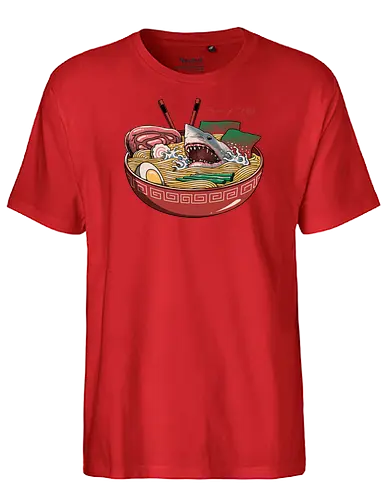 Ramen Shark - hai, ramen - Fairtrade T-Shirt