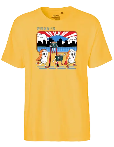Tokyo Sushi Run - tokyo, japan, sushi, nigiri, maki - Fairtrade T-Shirt