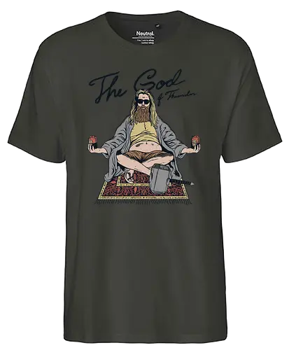 Thor Lebowski - comic, film, god of thunder, thor, movie, fun, mashup, big, mjölnir - Fairtrade T-Shirt