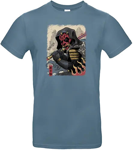 Samurai Lord - samurai, traditional art, space opera, lightsaber - Standard T-Shirt