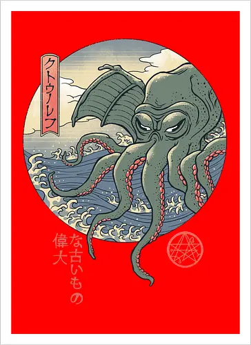 Cthulhu Ukiyo-e