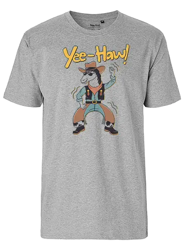 Horsing Around - horse, cowboy, Yee-haw, Bojack, Horseman - Fairtrade T-Shirt