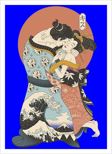The Kiss Ukiyo-e
