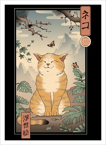 Edu Cat Ukiyo E