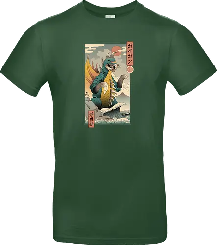 Alien Kaiju Ukiyo-e