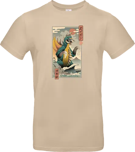 Alien Kaiju Ukiyo-e