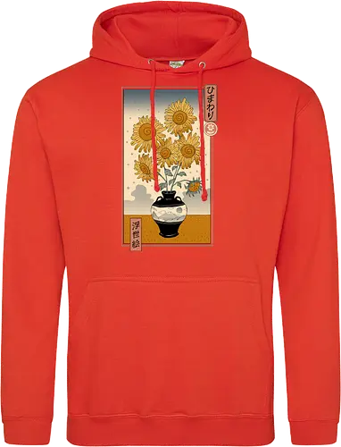 Sunflower Ukiyo-e