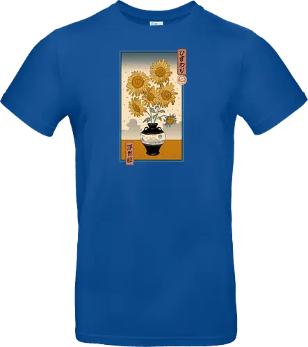 Sunflower Ukiyo-e