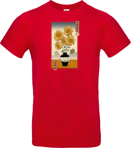 Sunflower Ukiyo-e