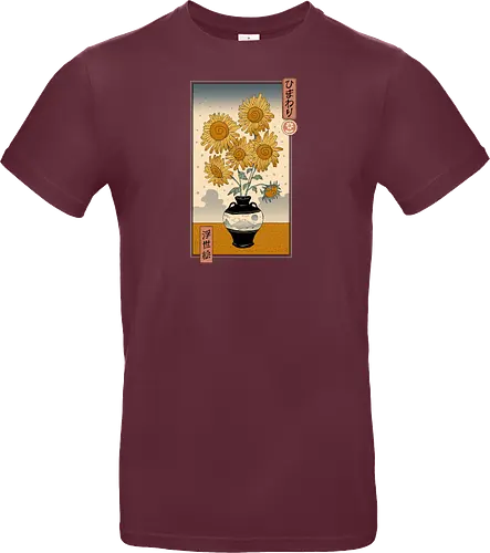 Sunflower Ukiyo-e