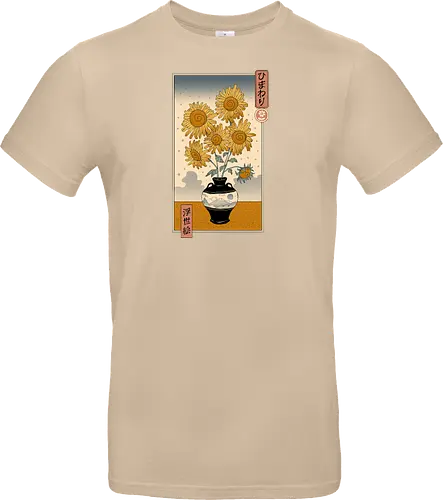 Sunflower Ukiyo-e