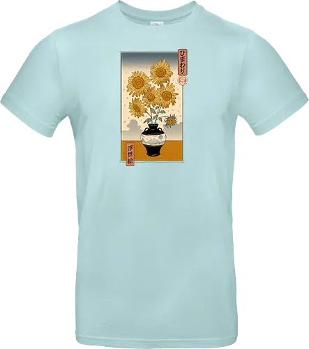 Sunflower Ukiyo-e