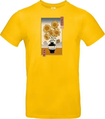 Sunflower Ukiyo-e