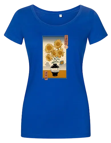 Sunflower Ukiyo-e