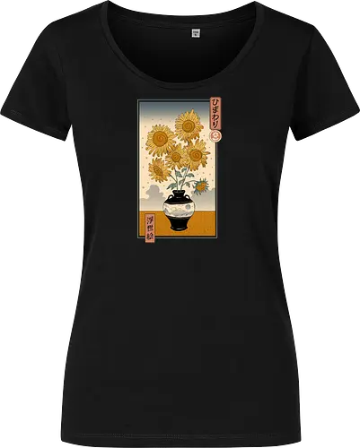 Sunflower Ukiyo-e