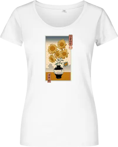 Sunflower Ukiyo-e