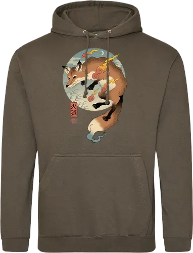 Fire Fox Ukiyo-e