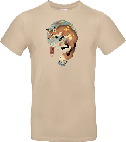 Fire Fox Ukiyo-e