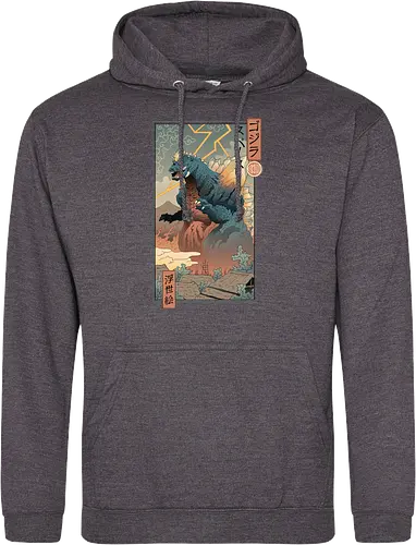Space Kaiju Ukiyo-e