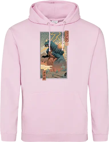 Space Kaiju Ukiyo-e