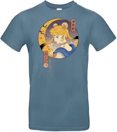 Sailor Ukiyo-e - anime, manga, mashup, ukiyo-e, japan, sailor, moon, warrior, art, culture - Standard T-Shirt