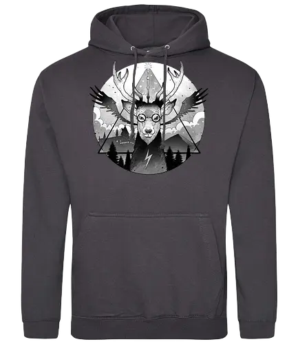 Magical Deer - movie, fantasy, magic, wizard, witchcraft, guardian, spell - Standard Hoodie