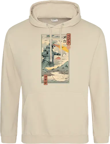 Mecha Kaiju Ukiyo-e
