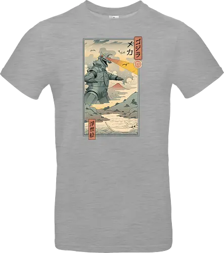 Mecha Kaiju Ukiyo-e