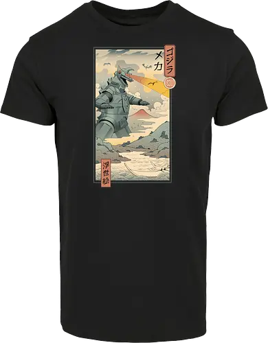 Mecha Kaiju Ukiyo-e