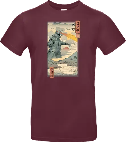 Mecha Kaiju Ukiyo-e