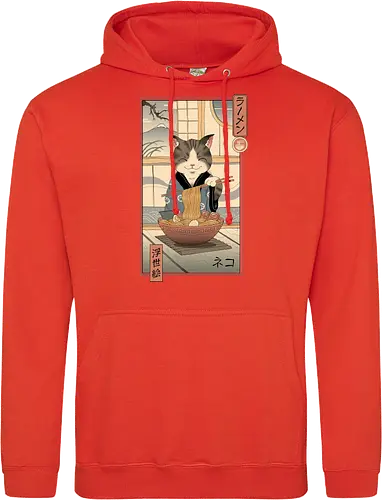 Neko Ramen Ukiyo-e