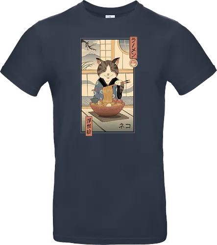 Neko Ramen Ukiyo-e
