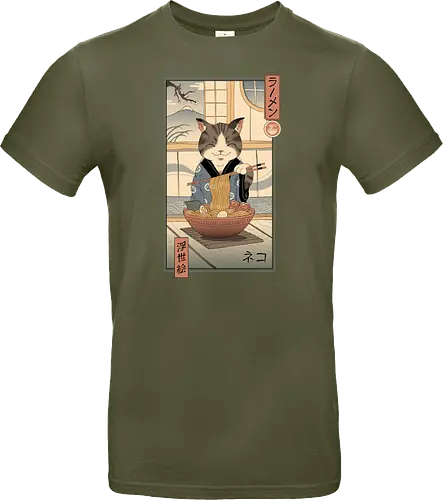 Neko Ramen Ukiyo-e