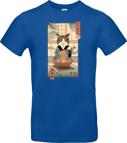 Neko Ramen Ukiyo-e