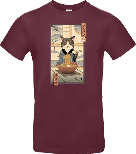 Neko Ramen Ukiyo-e
