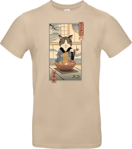 Neko Ramen Ukiyo-e