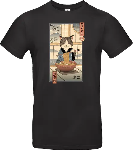 Neko Ramen Ukiyo-e