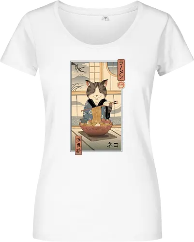Neko Ramen Ukiyo-e