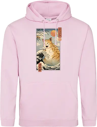 Catzilla Ukiyo-e