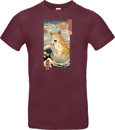 Catzilla Ukiyo-e