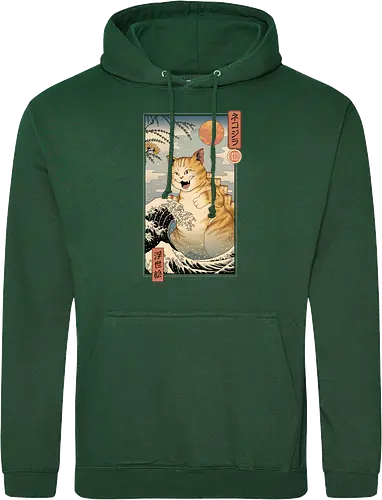 Catzilla Ukiyo-e