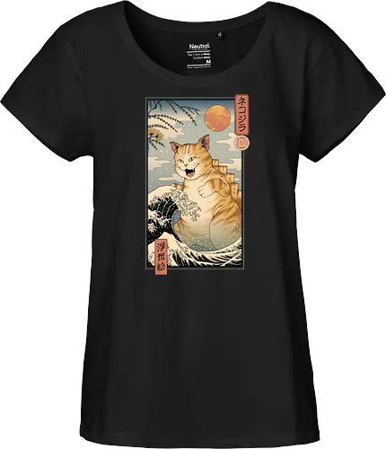 Catzilla Ukiyo-e