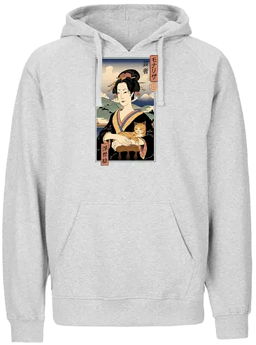 Lisa Ukiyo-e - mona lisa, japan, ukiyo-e, da vinci, leonardo, kunst, art, mashup - Fairtrade Hoodie