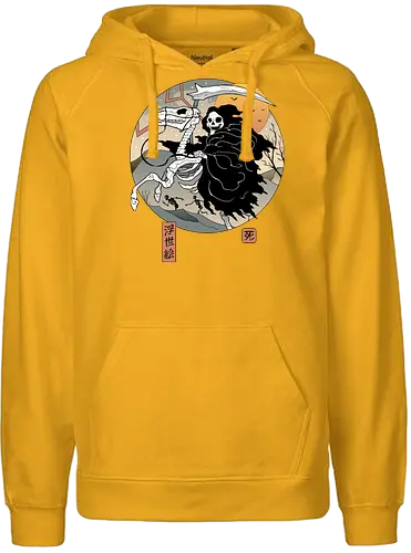 Crossing Death - tod, rider, Reiter, apokalypse, death - Fairtrade Hoodie