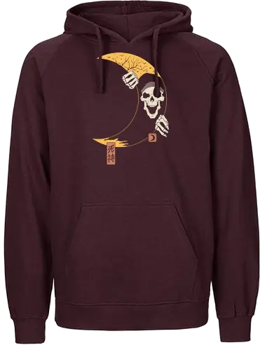 Moon Reaper - tod, moon, horror, death, reaper - Fairtrade Hoodie