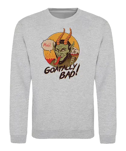 Goatally Bad! - weihnachten, christmas, krampus, satan, fun, mashup - Sweatshirt
